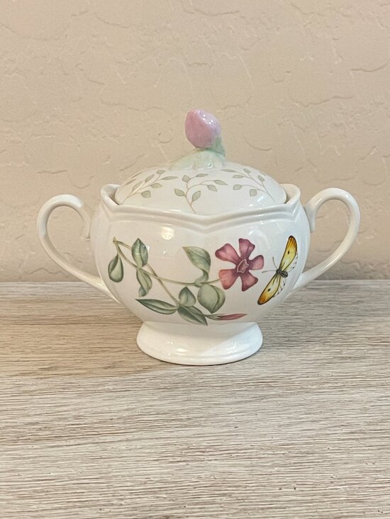 Lenox Other - New Lenox Butterfly Meadow Sugar Bowl Dish